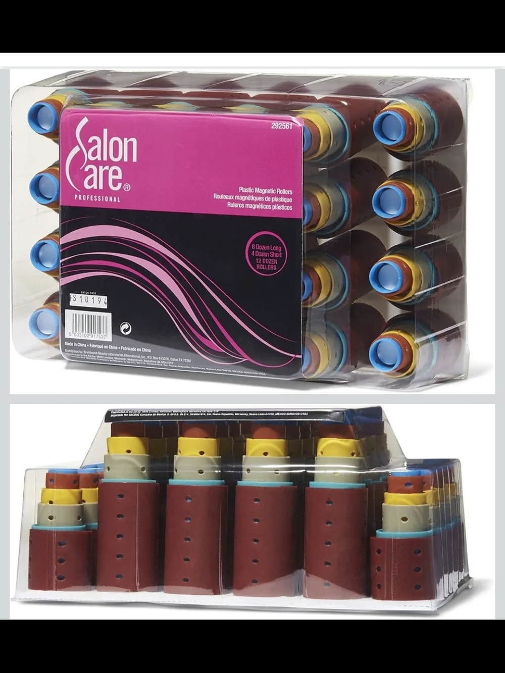 NWT Salon Care 144-Piece Magnetic Roller Set